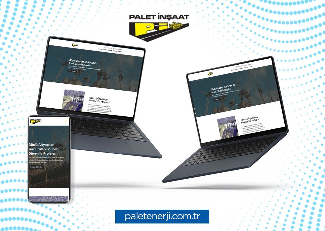 Palet Enerji Web site yapımı