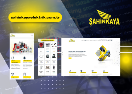 Şahin Kaya Elektrik Kurumsal Web Sitesi 