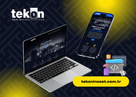 Tekon İnşaat  Kurumsal Web Sitesi 